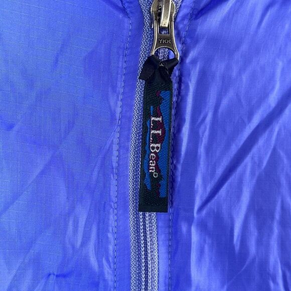 Vintage L.L. Bean 90's women's quarter zip LIGHTWEIGHT windbreaker sz large - Picture 2 of 7